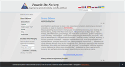 Desktop Screenshot of powrotdonatury.net.pl