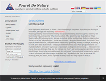 Tablet Screenshot of powrotdonatury.net.pl